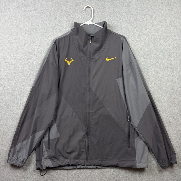 Nike Other - Nike Court Rafa Nadal Full Zip Tennis Jacket Mens Large Gray Dri Fit AJ8257-082